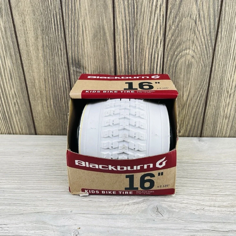 White Blackburn Kids Bike Tire 16